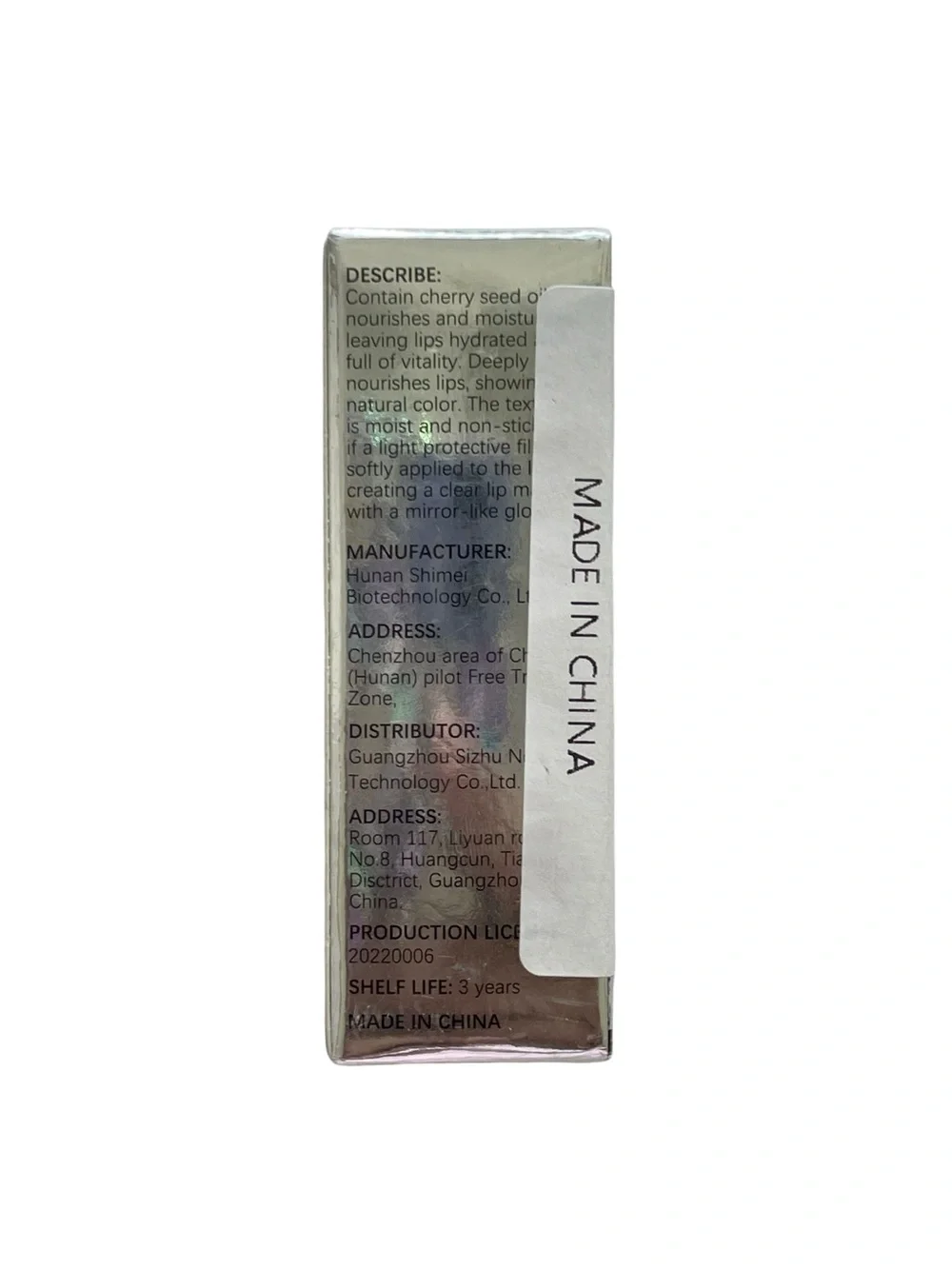 SOKGO Lip Glow Oil - Cherry Oil Infused Raspberry